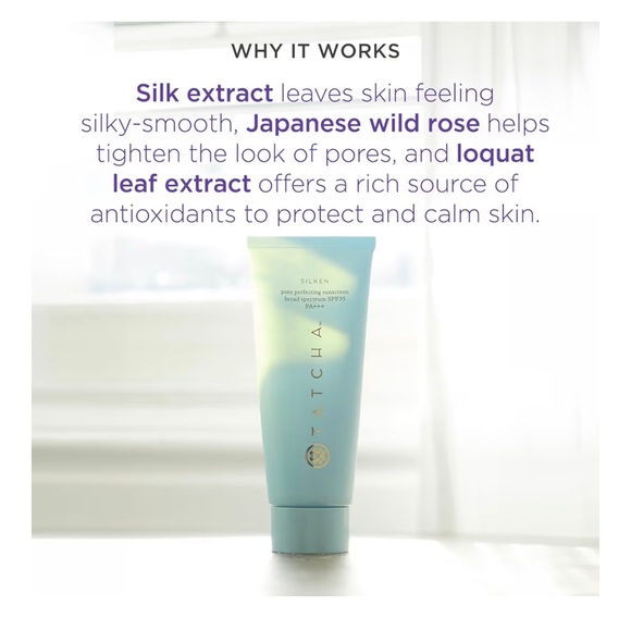 TATCHA Silken Pore Perfecting Sunscreen SPF 35 | 2 oz / 60 mL - Picture 3 of 5